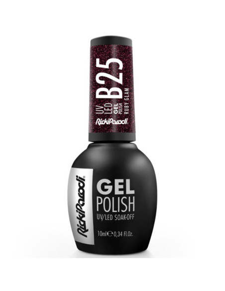 Verniz Gel RickiParodi Mythical Collection B25 Ruby Glam 10ml