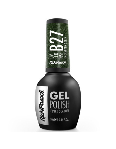 Verniz Gel RickiParodi Mythical Collection B27 Enchanted Green 10ml