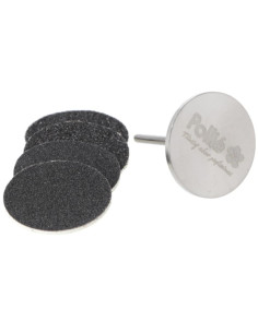Discos de Pedicure Gramagem 100+180 Pollié 25 mm 2