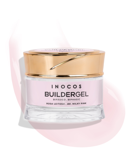 Gel Construção Rosa Leitoso 50gr Inocos