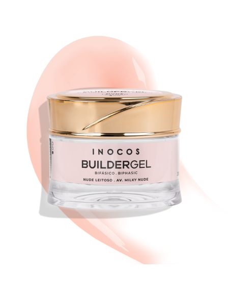 Gel Construção Nude Leitoso 30gr Inocos