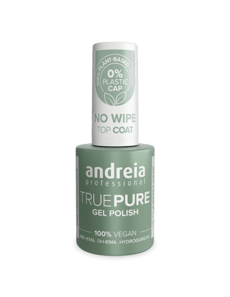 True Pure Gel Polish Andreia 0% Plastic No Wipe Top Coat 10.5ml