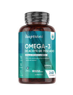 WeightWorld Ômega 3 2000mg – Cérebro, Visão e Saúde Cardíaca