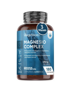 WeightWorld Complexo de Magnésio 1700 mg – Energia e Músculos