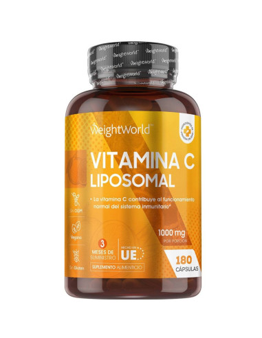 WeightWorld Vitamina C Lipossomal 1000 mg – Imunidade, Pele e Ossos