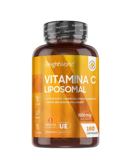 WeightWorld Vitamina C Lipossomal 1000 mg – Imunidade, Pele e Ossos