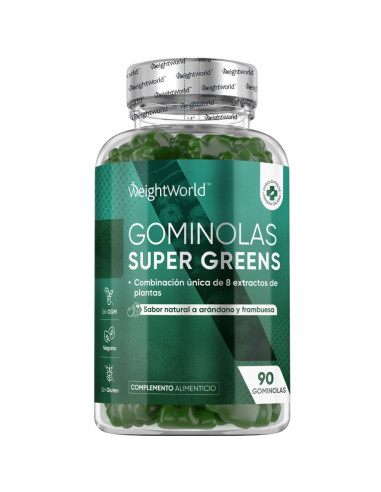 WeightWorld Gomas Super Greens – 90 Gomas para Saúde e Imunidade