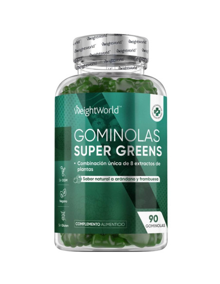WeightWorld Gomas Super Greens – 90 Gomas para Saúde e Imunidade