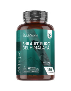 WeightWorld Shilajit Puro do Himalaia – 180 Cápsulas 20.000 mg