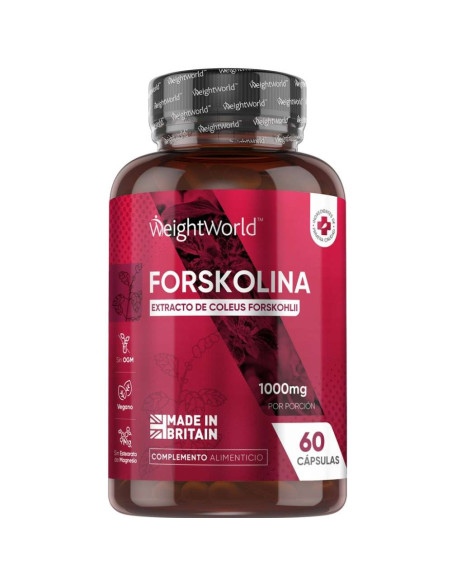 WeightWorld Coleus Forskohlii 1000 mg – Controlo de Peso, 60 Cápsulas