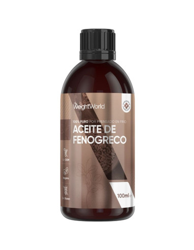 WeightWorld Óleo de Feno-grego Puro – 100 ml para Pele e Cabelo