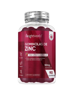 WeightWorld Gomas de Zinco 25 mg – Fortaleça Imunidade e Bem-Estar