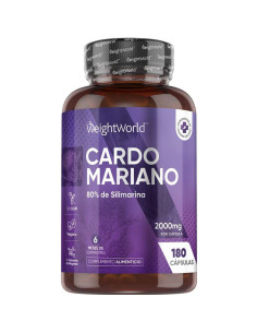 WeightWorld Cardo Mariano 2000 mg – Suplemento Natural para Fígado e Digestão