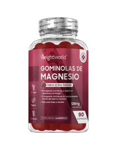 WeightWorld Gomas de Magnésio 125 mg – Cansaço, Fadiga e Músculos