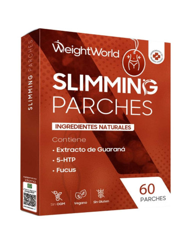 WeightWorld Adesivos de Emagrecimento de Guaraná – 60 Adesivos para Perda de Peso