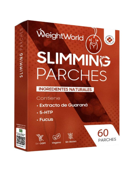 WeightWorld Adesivos de Emagrecimento de Guaraná – 60 Adesivos para Perda de Peso