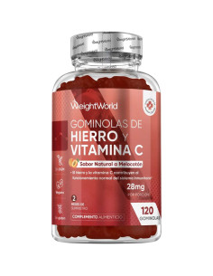 WeightWorld Gomas de Ferro e Vitamina C – 28 mg | Imunidade e Energia