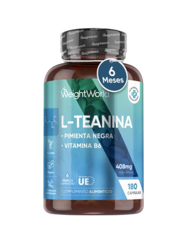 WeightWorld L-teanina com Pimenta-do-Reino e B6 | Bem-Estar Mental