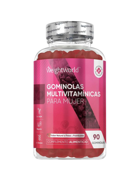 WeightWorld Multivitamínico Feminino – 90 Gomas para Bem-Estar