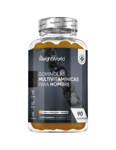 WeightWorld Multivitamínico Masculino 90 Gomas – Com Maca e Ginseng