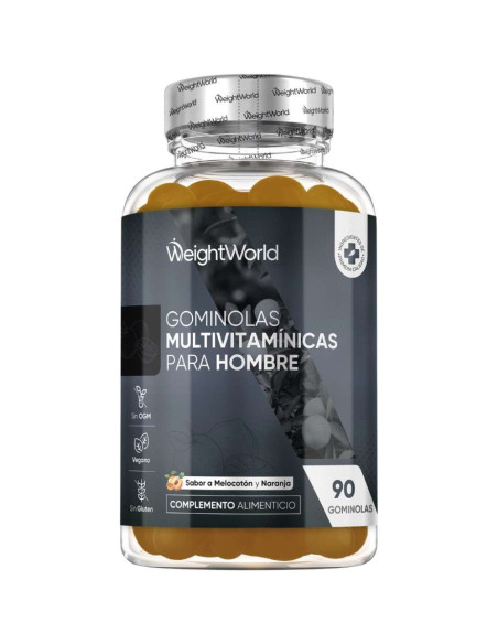 WeightWorld Multivitamínico Masculino 90 Gomas – Com Maca e Ginseng