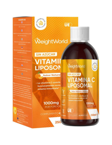WeightWorld Vitamina C Lipossomal Líquida 1000 mg | 250 ml – Sistema Imunitário
