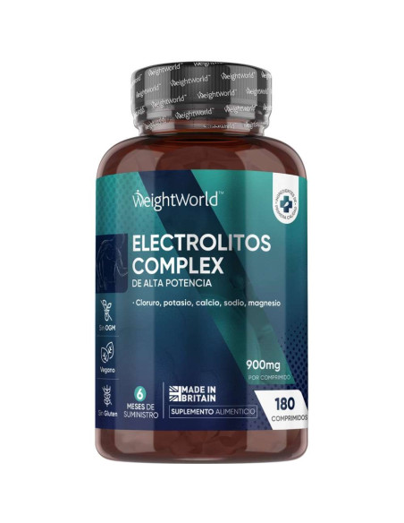 WeightWorld Complexo de Eletrólitos 900 mg - 180 Comprimidos para Atletas