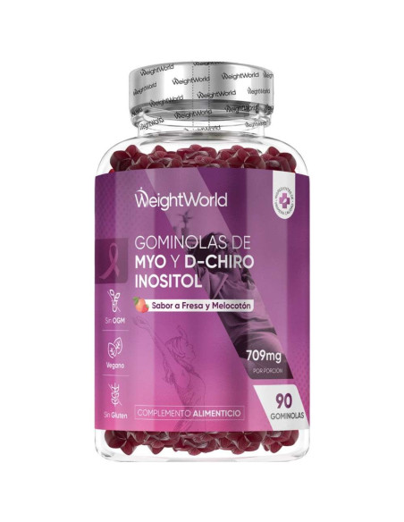 WeightWorld Inositol Myo & D-Chiro 709 mg 90 Gomas – Hormonal e Fertilidade