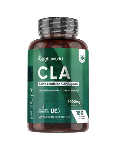 WeightWorld CLA 3000 mg – Ácido Linoleico Conjugado para Controlo de Peso