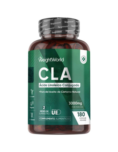 WeightWorld CLA 3000 mg – Ácido Linoleico Conjugado para Controlo de Peso