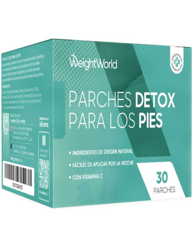 WeightWorld Adesivos Detox para os Pés – Alívio do Cansaço e Bem-Estar Noturno
