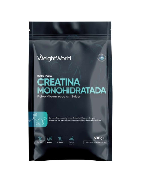WeightWorld Pó de Creatina Monohidratada 500g – Para Desempenho Desportivo