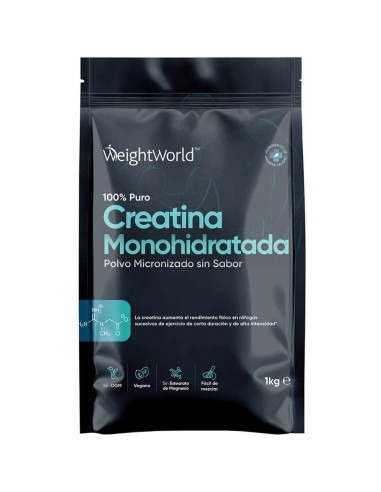 WeightWorld Pó de Creatina Monohidratada 1kg – Para Desempenho Desportivo