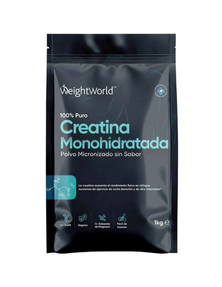 WeightWorld Pó de Creatina Monohidratada 1kg – Para Desempenho Desportivo
