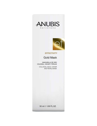 Anubis Effectivity Máscara Iluminadora Anti-Idade com Ouro Coloidal e Caviar 50ml