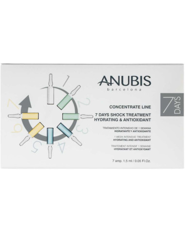 Anubis Tratamento Intensivo Hidratante e Antioxidante 7 Dias 7x1,5ml