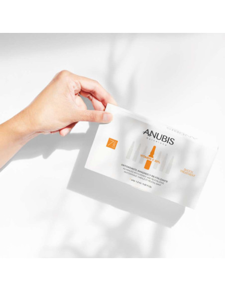 Anubis Ampolas Vitamina C 20% Tratamento Intensivo Antioxidante 7x1,5ml
