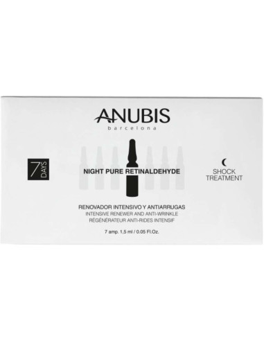 Anubis Ampolas com Retinaldeído Tratamento Intensivo Renovador Anti-Rugas 7x1,5ml