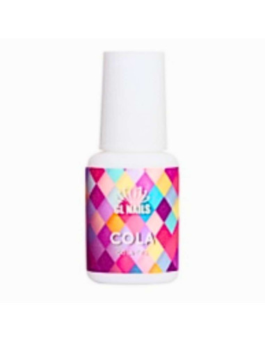 Cola Tips com Pincel GL Nails 7.5ml – Secagem Rápida e Fixação Forte