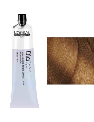 L'Oréal Dia Light 8.34 Louro Claro Dourado Acobreado Coloração Gloss Sem Amoníaco 60ml