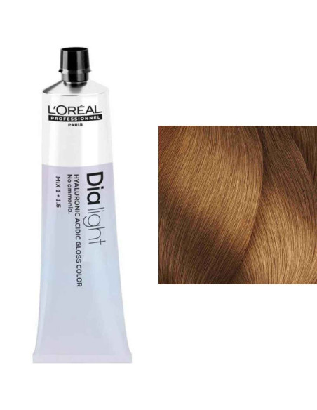 L'Oréal Dia Light 8.34 Louro Claro Dourado Acobreado Coloração Gloss Sem Amoníaco 60ml