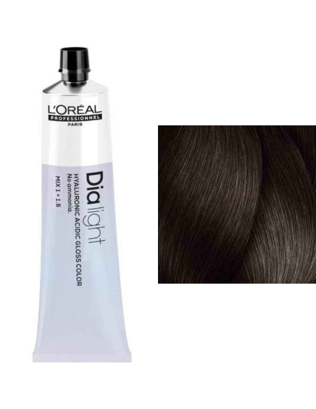 L'Oréal Dia Light 5.1 Castanho Claro Cendré Coloração Gloss Sem Amoníaco 60ml