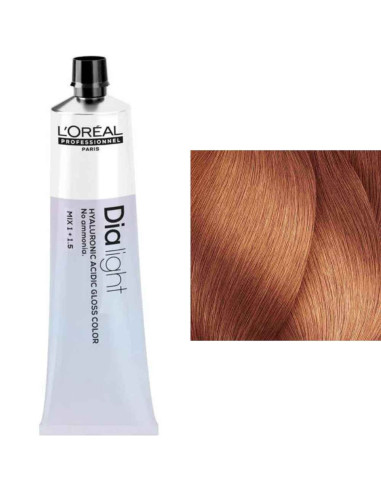 L'Oréal Dia Light 8.24 Louro Claro Pérola Acobreado Coloração Gloss Sem Amoníaco 60ml
