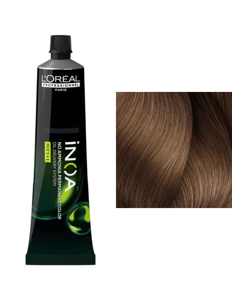 L'Oréal iNOA 8.12 Louro Claro Cinza Irisado Sem Amoníaco 60ml