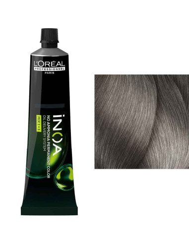 L'Oréal iNOA 8.1 Louro Claro Cinza Sem Amoníaco 60ml