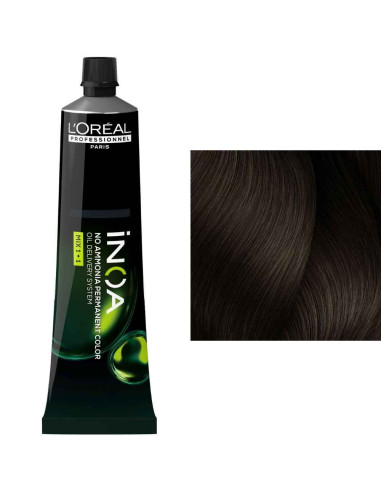 L'Oréal iNOA 6.13 Louro Escuro Cinza Dourado Sem Amoníaco 60ml