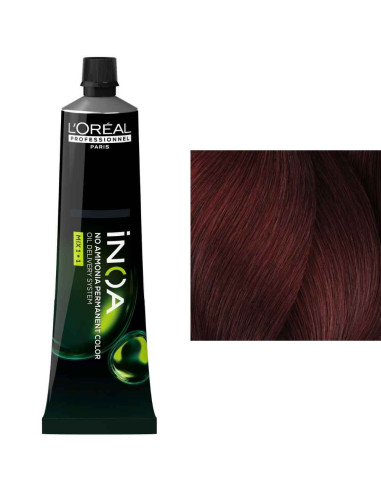 L'Oréal iNOA 5.60 Castanho Claro Vermelho Intenso Sem Amoníaco 60ml