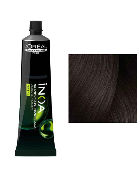 L'Oréal iNOA 5.25 Castanho Claro Acajou Irisado High Resist Sem Amoníaco 60ml