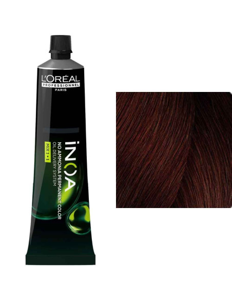 L'Oréal iNOA 4.56 Castanho Vermelho Acaju Sem Amoníaco 60ml
