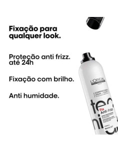 L'Oréal Tecni.Art Fix Anti-Frizz Laca de Fixação Forte 250ml 2